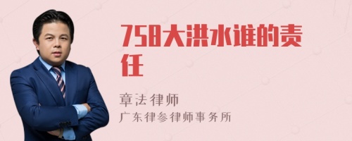 758大洪水谁的责任