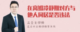 在离婚冷静期对方与他人同居是否违法