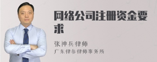 网络公司注册资金要求