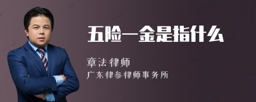 五险一金是指什么