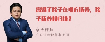 离婚了孩子在哪方抚养，孩子抚养权归谁？