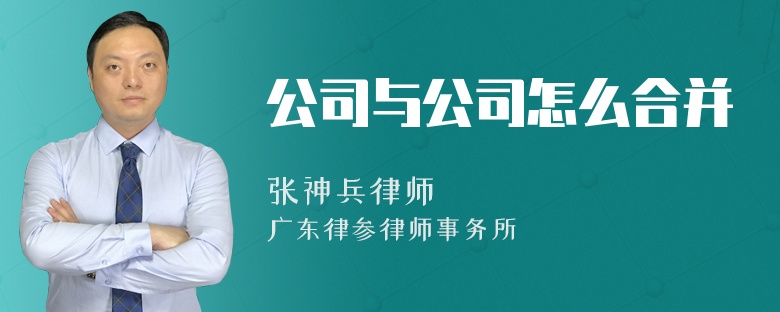 公司与公司怎么合并