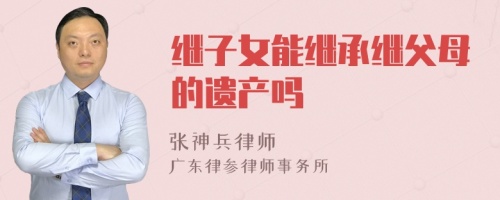 继子女能继承继父母的遗产吗