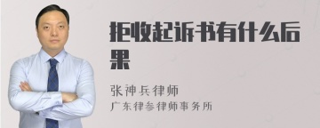 拒收起诉书有什么后果