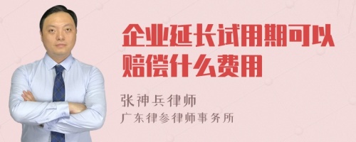 企业延长试用期可以赔偿什么费用