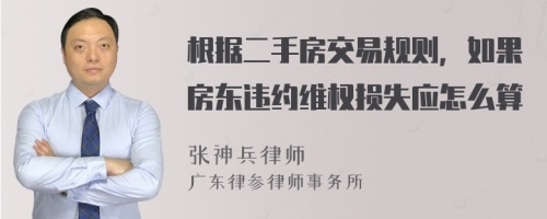 根据二手房交易规则，如果房东违约维权损失应怎么算