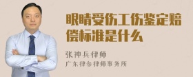 眼睛受伤工伤鉴定赔偿标准是什么