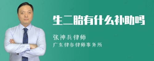 生二胎有什么补助吗