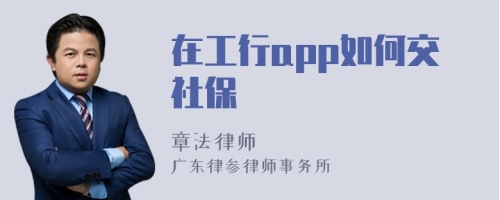 在工行app如何交社保