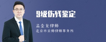 9级伤残鉴定