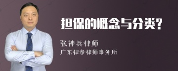 担保的概念与分类?