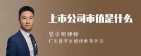 上市公司市值是什么