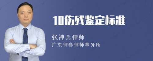 10伤残鉴定标准