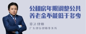 公租房年限调整公共养老金不能低于多少