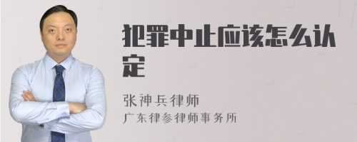 犯罪中止应该怎么认定