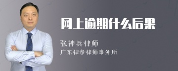 网上逾期什么后果