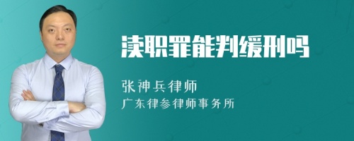 渎职罪能判缓刑吗