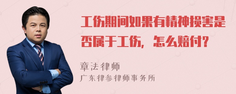 工伤期间如果有精神损害是否属于工伤，怎么赔付？