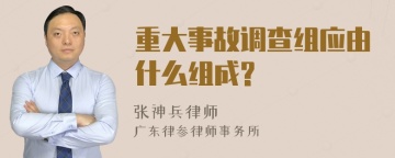 重大事故调查组应由什么组成?