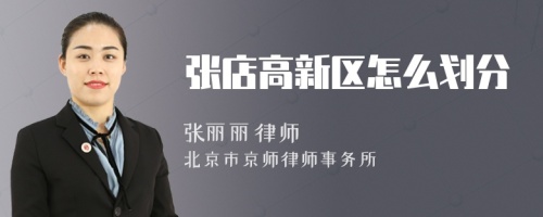 张店高新区怎么划分