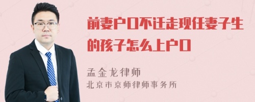 前妻户口不迁走现任妻子生的孩子怎么上户口