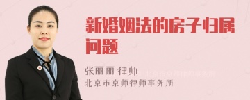 新婚姻法的房子归属问题