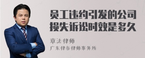 员工违约引发的公司损失诉讼时效是多久