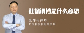 社保调档是什么意思