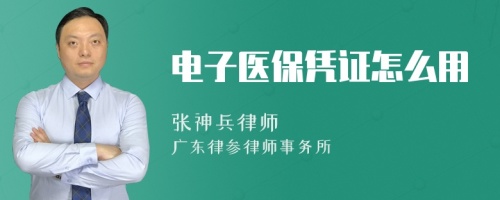 电子医保凭证怎么用