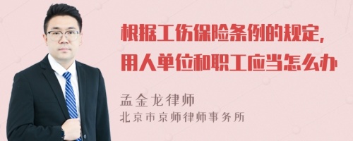 根据工伤保险条例的规定,用人单位和职工应当怎么办