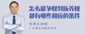 怎么能争取到抚养权都有哪些相应的条件