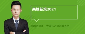 离婚新规2021