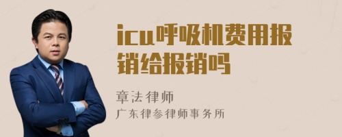 icu呼吸机费用报销给报销吗