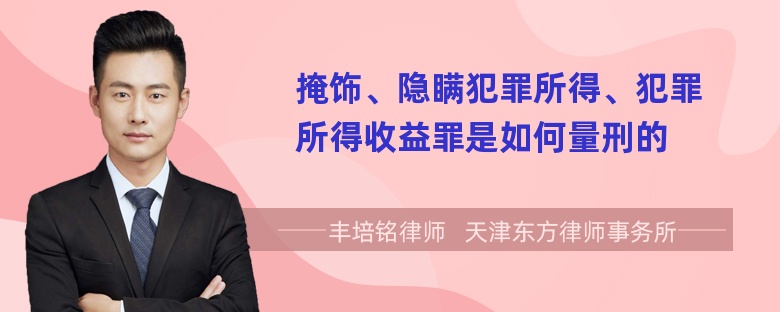 掩饰、隐瞒犯罪所得、犯罪所得收益罪是如何量刑的