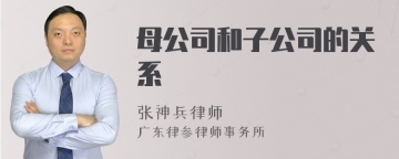 母公司和子公司的关系