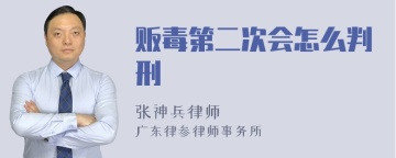 贩毒第二次会怎么判刑