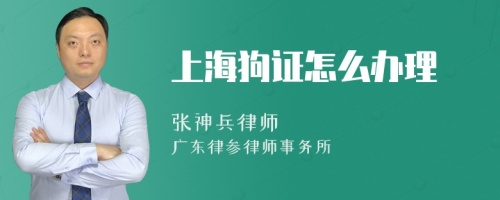 上海狗证怎么办理