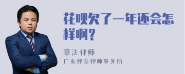 花呗欠了一年还会怎样啊？