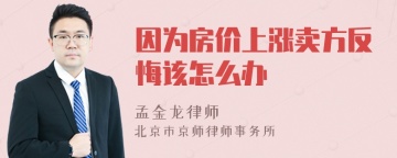 因为房价上涨卖方反悔该怎么办