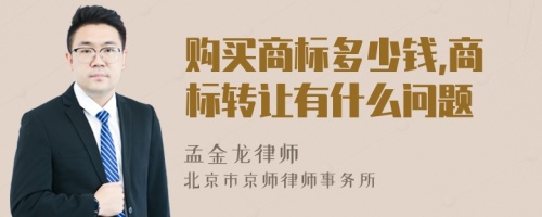 购买商标多少钱,商标转让有什么问题