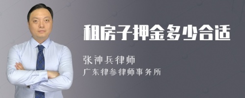 租房子押金多少合适