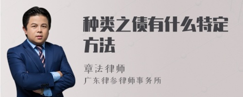 种类之债有什么特定方法