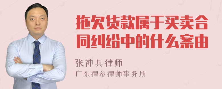 拖欠货款属于买卖合同纠纷中的什么案由