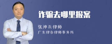 诈骗去哪里报案