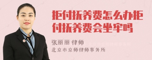 拒付抚养费怎么办拒付抚养费会坐牢吗