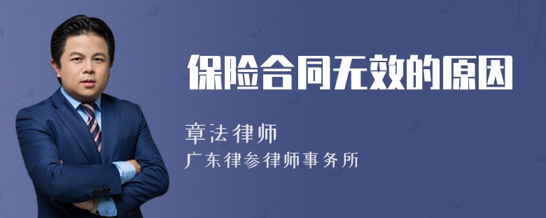 保险合同无效的原因