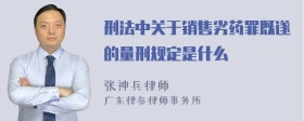 刑法中关于销售劣药罪既遂的量刑规定是什么