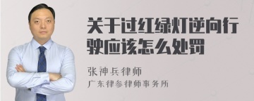 关于过红绿灯逆向行驶应该怎么处罚