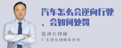 汽车怎么会逆向行驶、会如何处罚