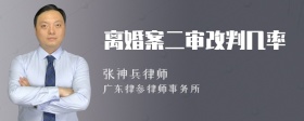 离婚案二审改判几率